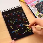 Scratch Art Book (Rainbow)