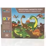 Magnetic Puzzle Board – Dinosaur